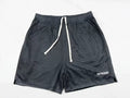 Represent Mesh Drawstring Gym Shorts - Dark Charcoal Grey