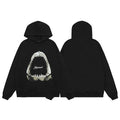 Represent Shark Jaws Graphic Heavyweight Hoodie - Black