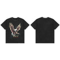 Represent "Racing" Eagle Graphic T-Shirt - Black